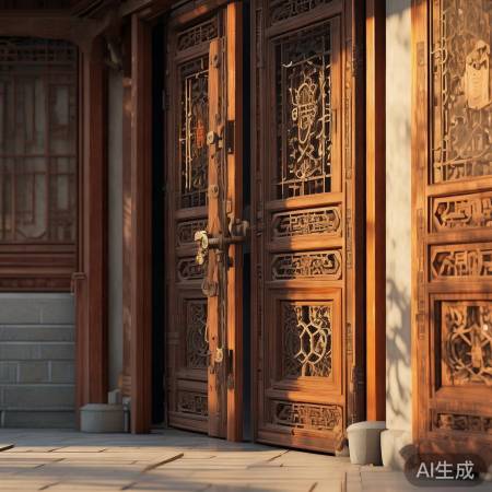 明代官家防盗门连环锁,巧夺天工