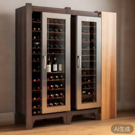 选宽敞通风适中处装红酒柜