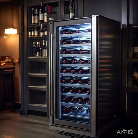 红酒柜门勿频开,防结冰。