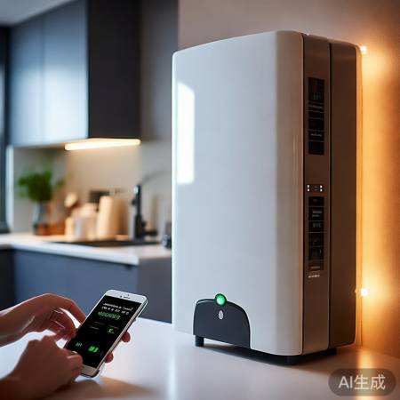 “智能家居壁挂炉,手机远程控温