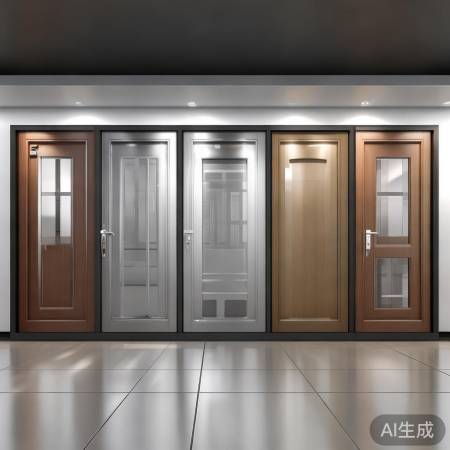 防盗门价格多样,档次分明。