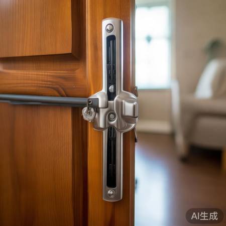 门上装防风装置,防风锁助安全。