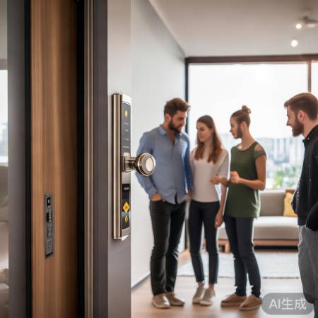 智能家居门锁,金盾安全升级!