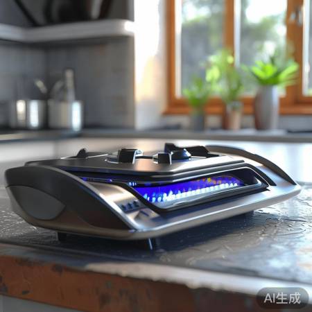 “新型燃气灶，减少烫手风险”