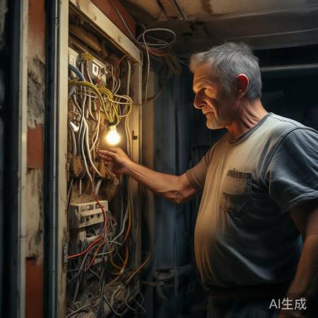 老线路需电工专业检查，安全至上