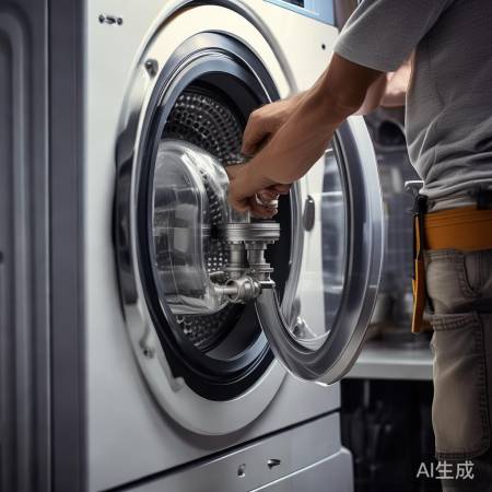 洗衣机故障,重启无效,换进水阀