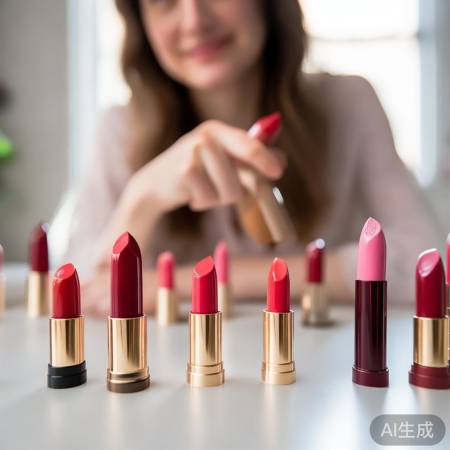 “口红,选你所爱,悦己者胜。”