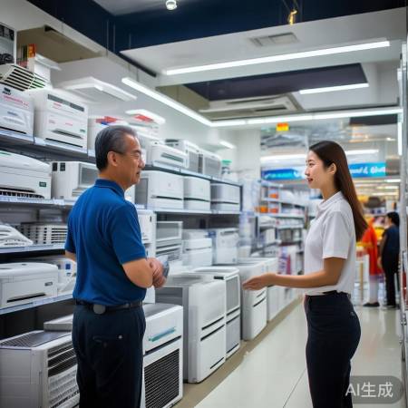 XX家电直销店,中央空调品牌全