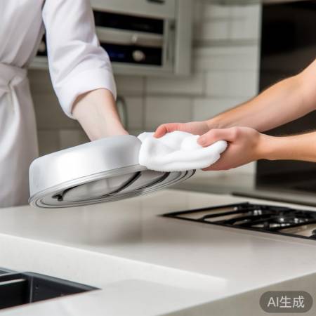 清洁油烟机灯，保持照明亮洁