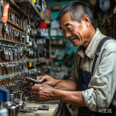 张师傅修锁专业、态度佳