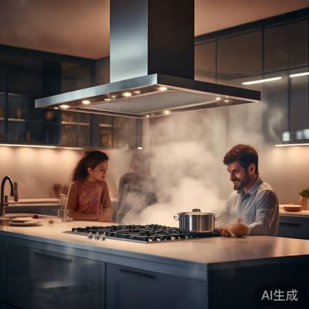“油烟机最佳高度,健康烹饪无忧