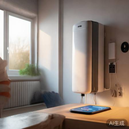 热泵热水器安装简单,智能远程控