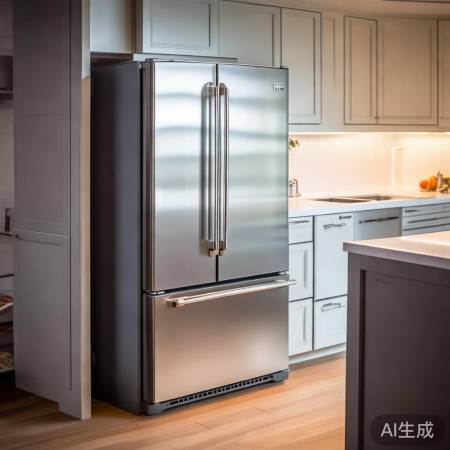 餐厅冰箱,空间整洁,整体美观