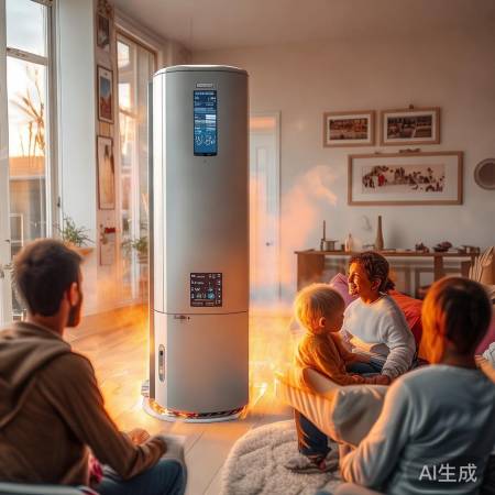 “空气能地暖,快速温暖,精准控