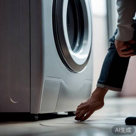 洗衣机调整,平稳放置