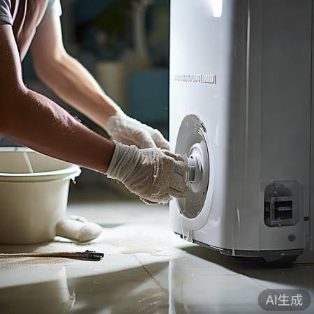 “热水器半年清理,防止水垢变白