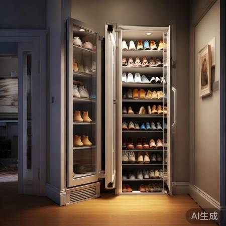 入户门空间,鞋柜变冰箱,生活便