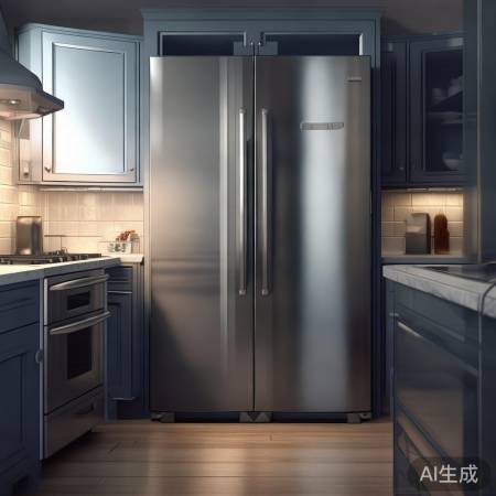 冰箱角落靠墙,远离热源,节能省