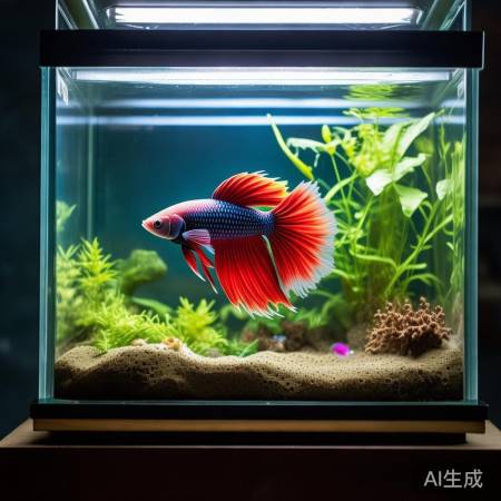 水族箱储斗鱼,健康又舒适。