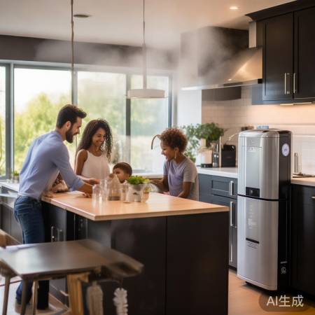 “超滤净水+热水器,健康便利价