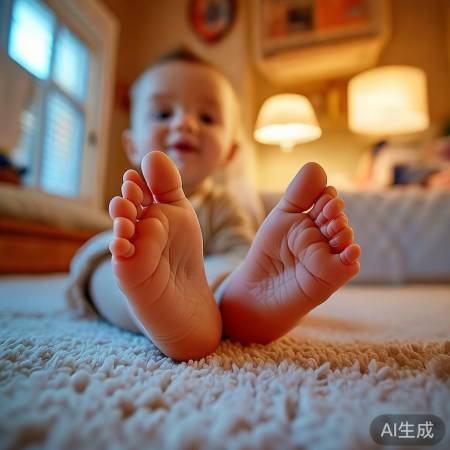 空调房25-28℃,宝宝不穿袜