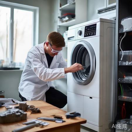 洗衣机拆装,先断电,安全第一步