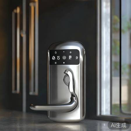 湘吾家智能锁:时尚不锈钢,精致