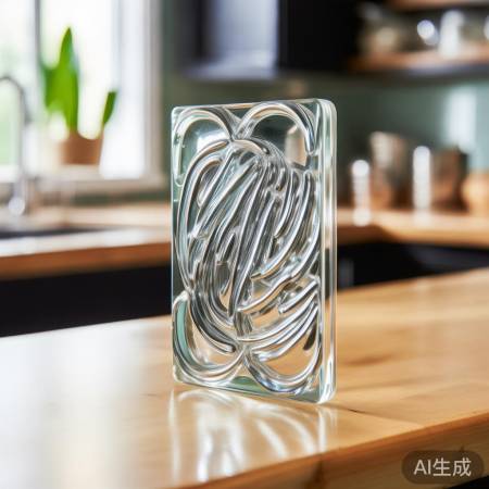 时尚家居必备,钢化玻璃冰箱贴推