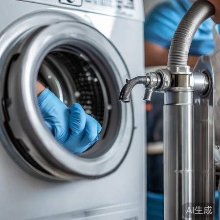 “拧紧排水管，防空气堵塞”