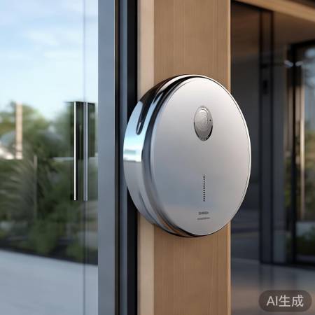 三星指纹锁，圆面设计，安全科技