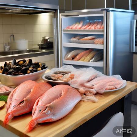 冷冻海鲜,便捷省电,慎放新鲜海