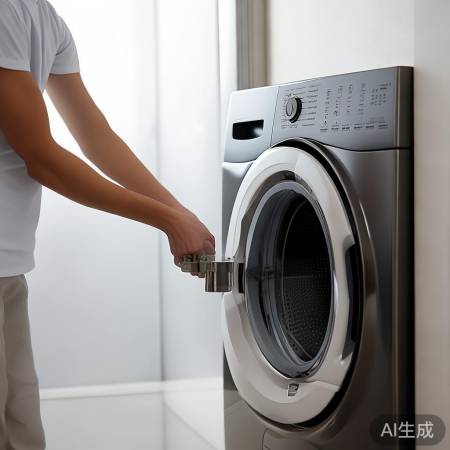 断电卸洗衣机，安全放平坦