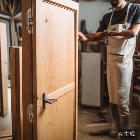 门安装后试开合，顺畅检查重调整