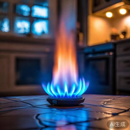 观察火焰颜色可辨燃气热水器黑烟