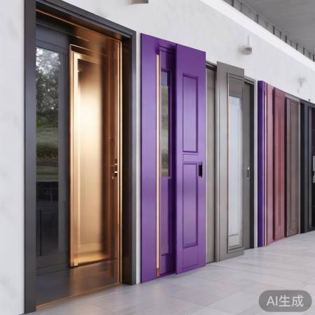科技紫铜门，多彩定制，个性家居