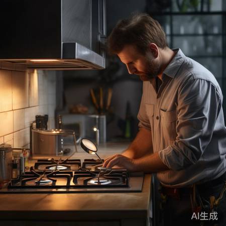 联系专业修燃气灶,故障排查。