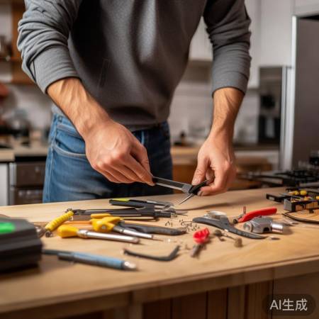 准备工具换灯管