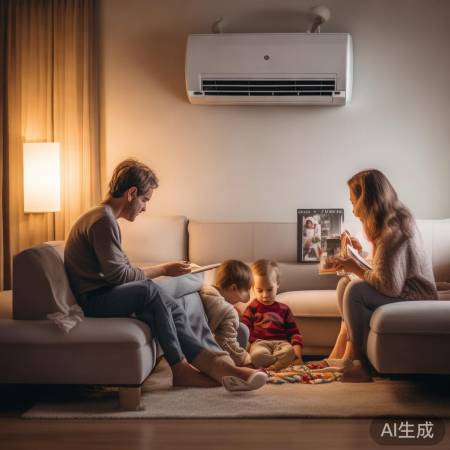 “空调温度勿过低,减负防故障”