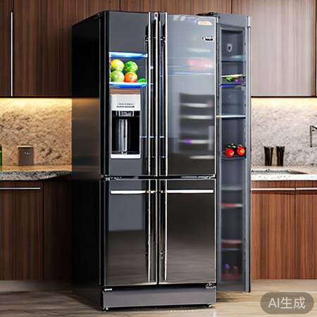 美的冰箱BCD423TGEM,