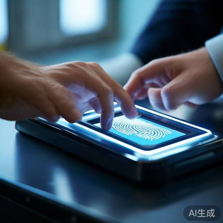 指纹录入,重复操作确保准确