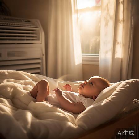 空调使用需谨慎,保护宝宝健康。