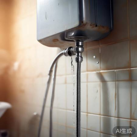 淋浴管松动,壁挂炉漏水隐患