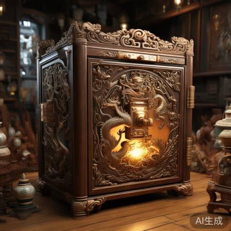 中式风保险柜,安全实用美观选。