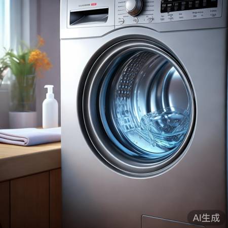 预防洗衣机剩水发臭,排干水垢少