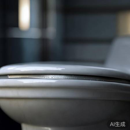 马桶密封圈老化易漏水,检查磨损