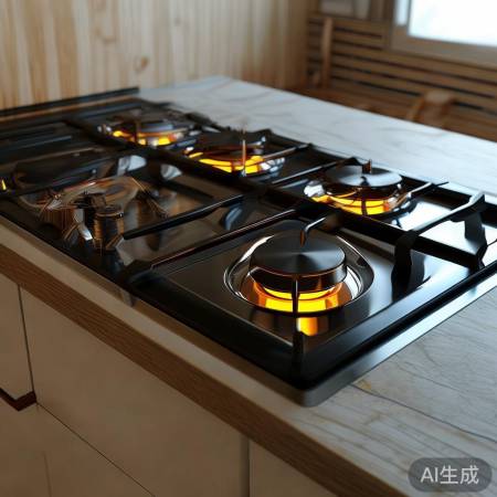 燃气灶造型美,实用安全首选。