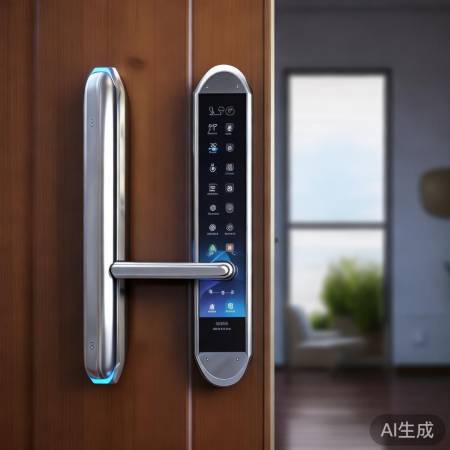 智能锁+LED屏,家门高科技眼