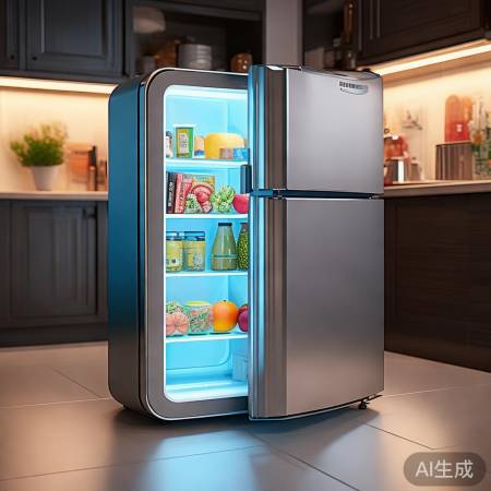 “海尔迷你冰箱BCD100WD
