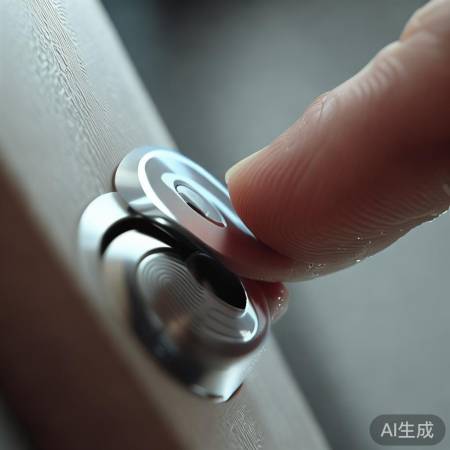指纹锁擦拭技巧:湿纸巾对齐模板