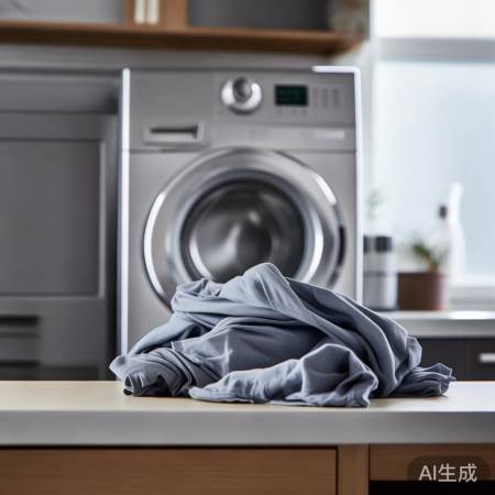 洗衣机洗完衣物略皱,但影响不大